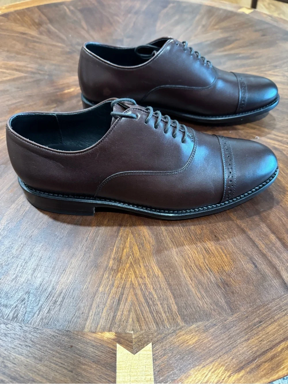 Thursday Boot Company Men's Dark Brown Oxford shoes